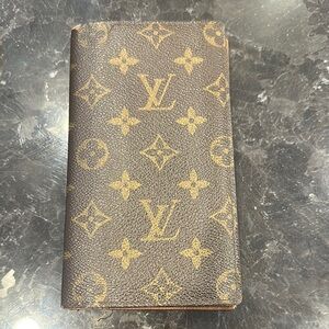 Louis Vuitton Brown and Gold Monogram Wallet